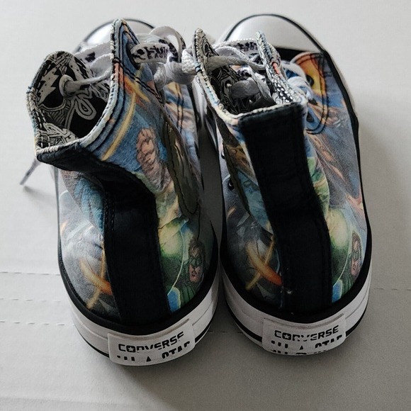 Converse Justice League Superman Batman Chuck Taylor All-Star High Youth Size 1 - Picture 4 of 10